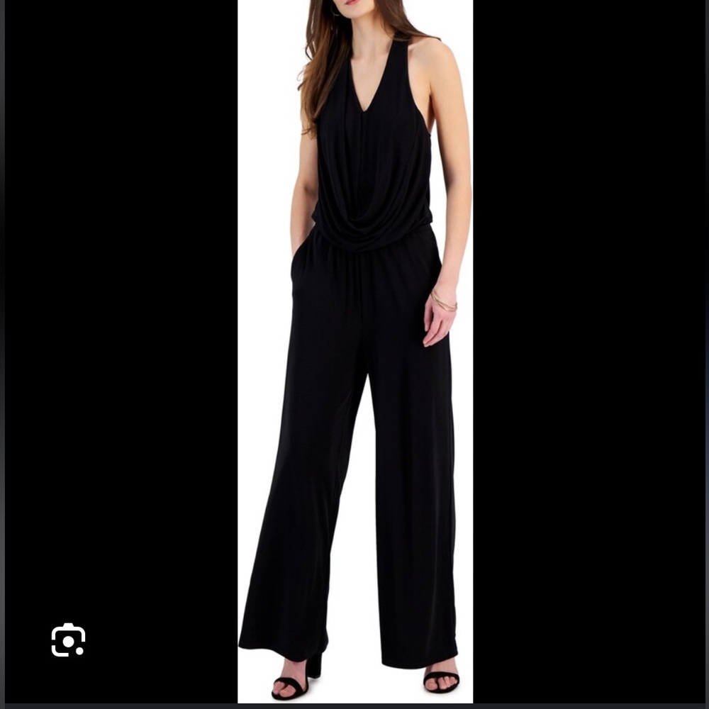 INC Dressy Halter Jumpsuit